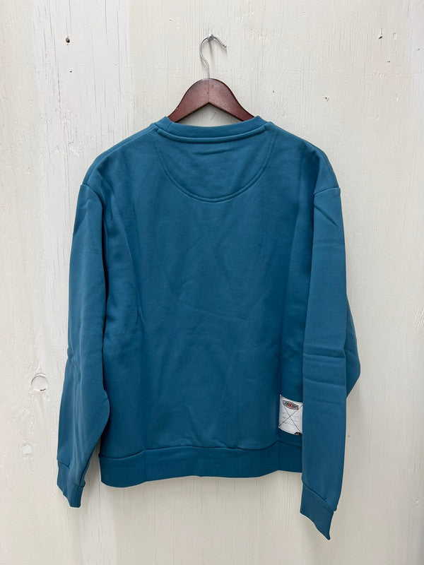 Nike Men's Jordan Sport DNA Fleece Crewneck Sweatshir Rift Blue DC9615 415 N2