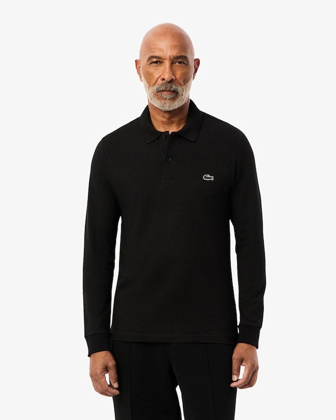 Lacoste Men’s Long Sleeve Polo Shirt Black DH5523 031