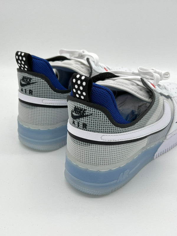  Nike Mens Air Force 1 React DH7615 101 White Photo Blue - Size  7