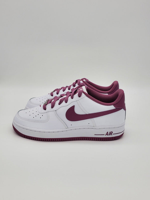 Nike Kids' Air Force 1 06 GS White/Light Bordeaux White DH9600 101 - APLAZE