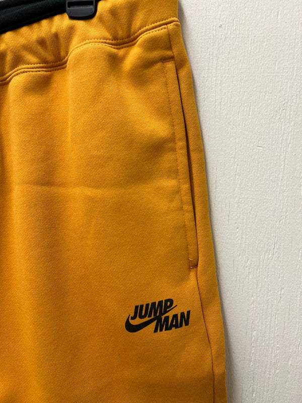 Nike Men's Jordan Jumpman Fleece Short Pants Light Curry/Black DJ0186 738 N9