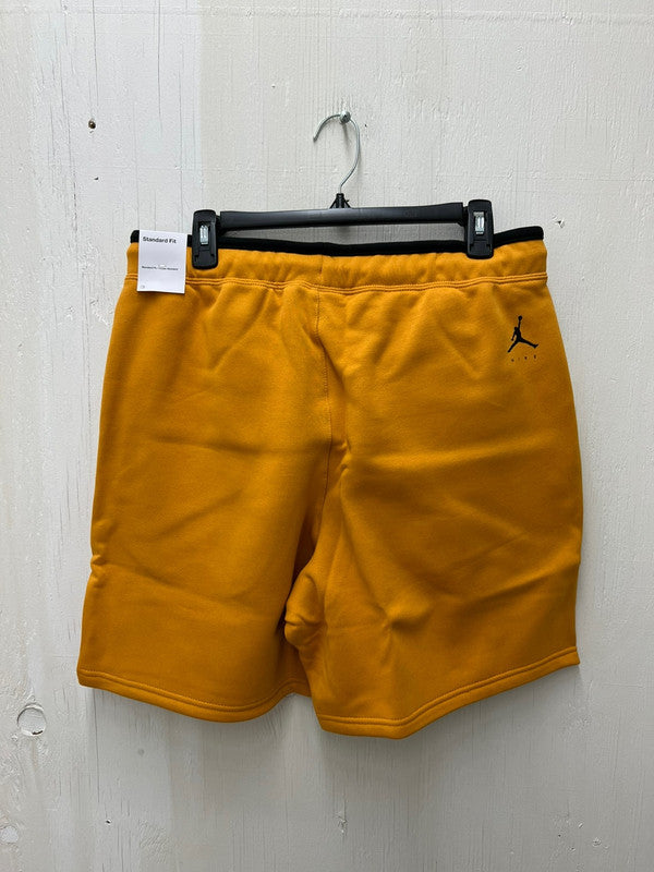 Nike Men's Jordan Jumpman Fleece Short Pants Light Curry/Black DJ0186 738 N9