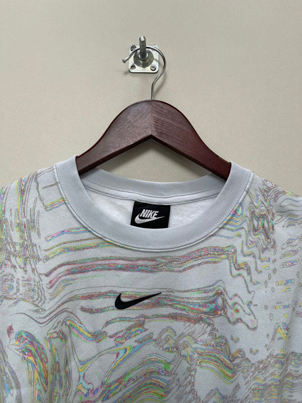 Nike Women's Sportswear Dance Fleece Crewneck Sweatshir White DJ4119 100 N1