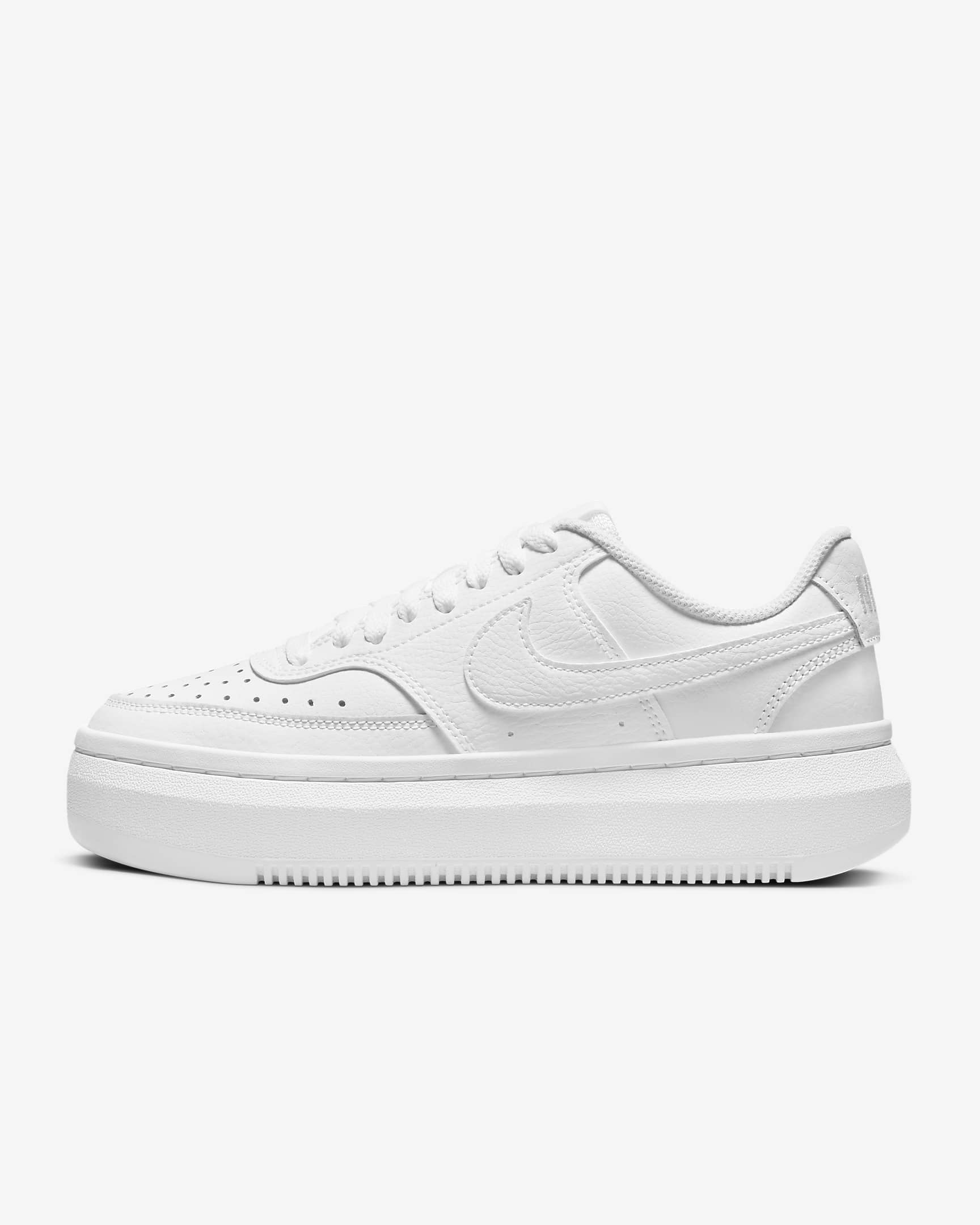 Nike Women's Court Vision Shoes Alta White/White/White DM0113 100