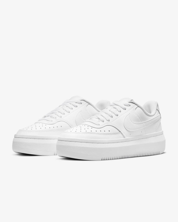 Nike Women's Court Vision Shoes Alta White/White/White DM0113 100 - APLAZE