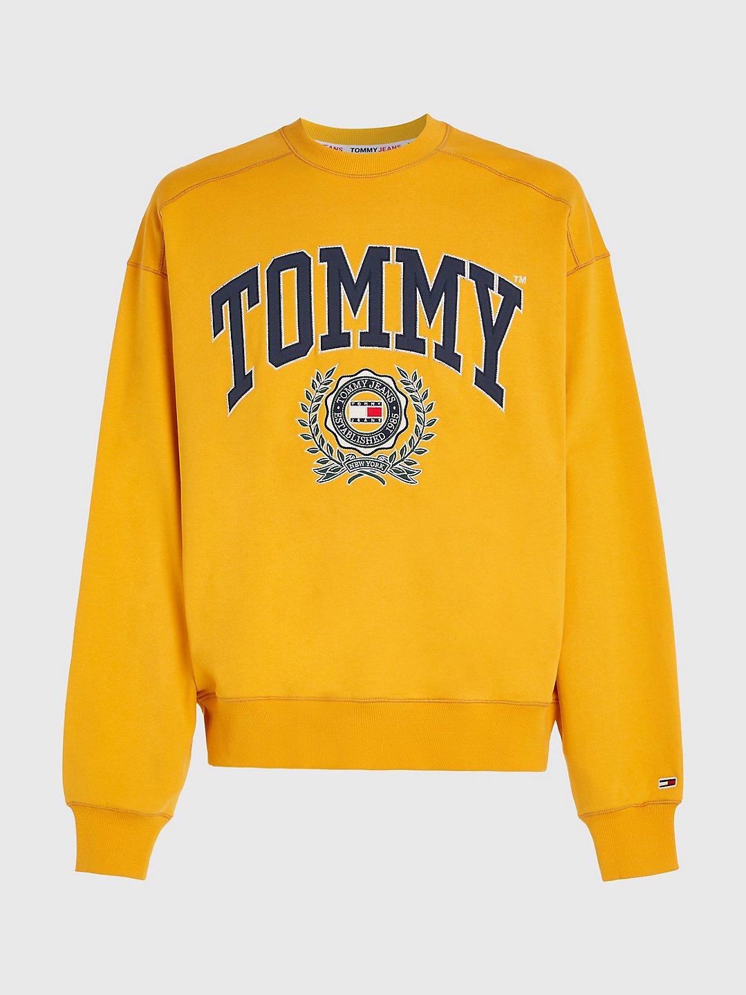 Tommy Hilfiger Men's Collegiate Logo Sweatshirt College Gold DM16804 710