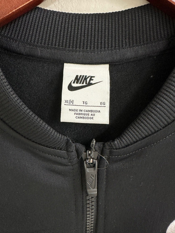 Nike Girl's Sportswear Tracksuit (Extended Size) Black/White/White DM8513 010 N4