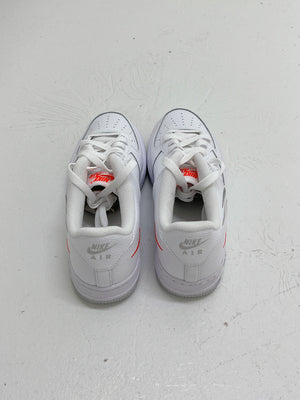 Nike Kids' Air Force 1 GS White/Bright Crimson DO6486 100 - APLAZE