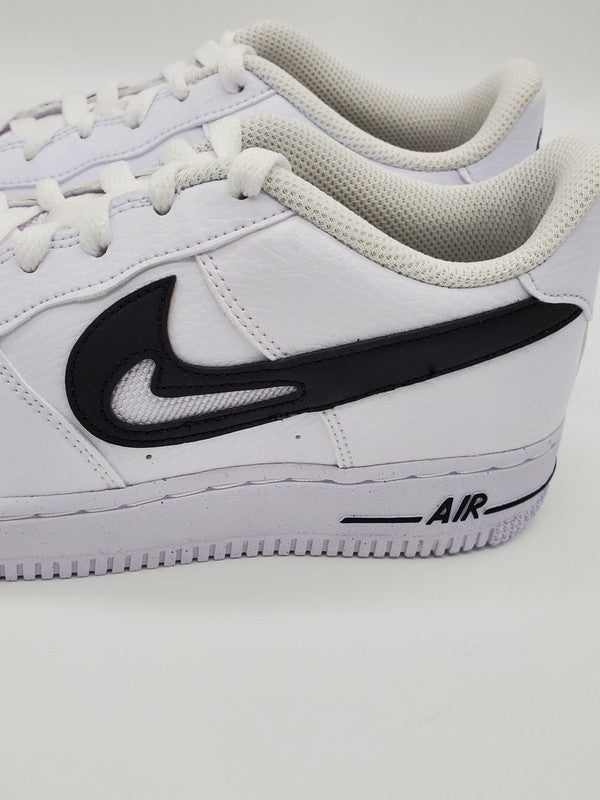 Nike Kids' Air Force 1 GS1 SI White/Black DR7889 100 - APLAZE