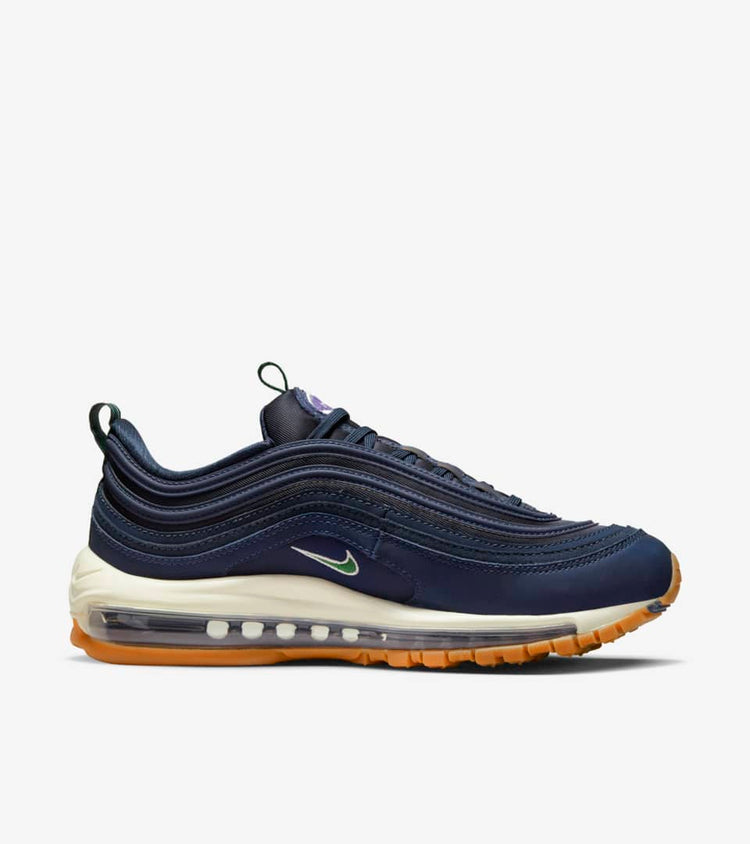 Nike Women's Air Max 97 QS Shoes Obsidian/Gorge Green DR9774 400 - APLAZE