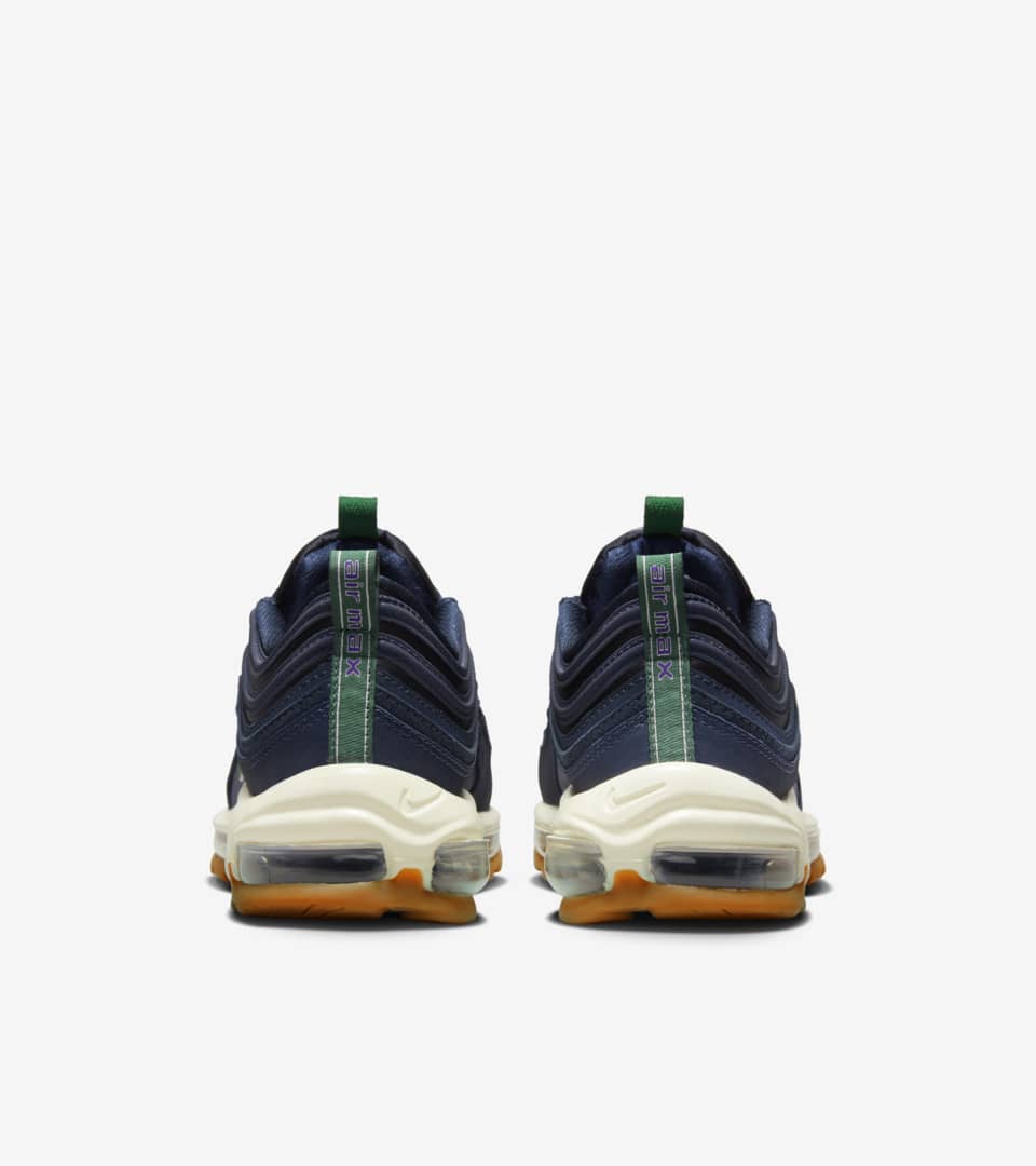 Nike Women's Air Max 97 QS Shoes Obsidian/Gorge Green DR9774 400 - APLAZE