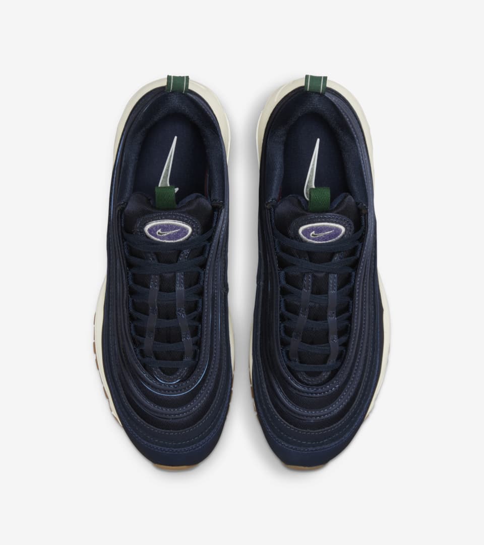 Nike Women's Air Max 97 QS Shoes Obsidian/Gorge Green DR9774 400 - APLAZE