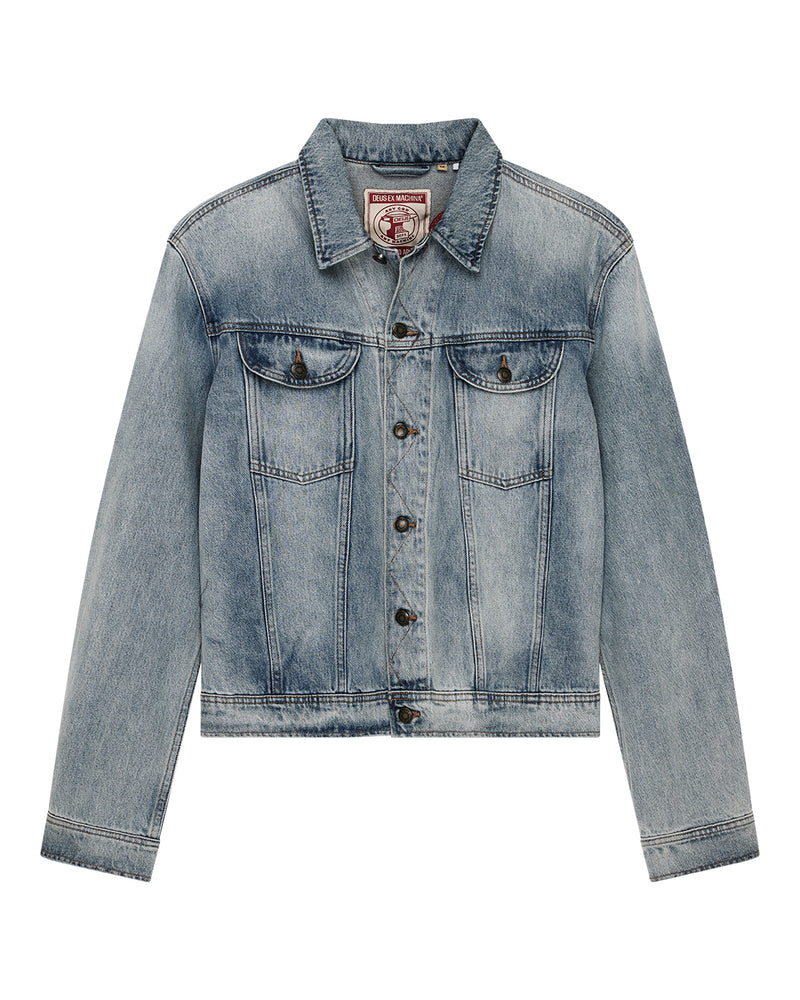 Deus Ex Machina Mens Sissyphean Jacket Stonewash Indigo DUP256113 STI