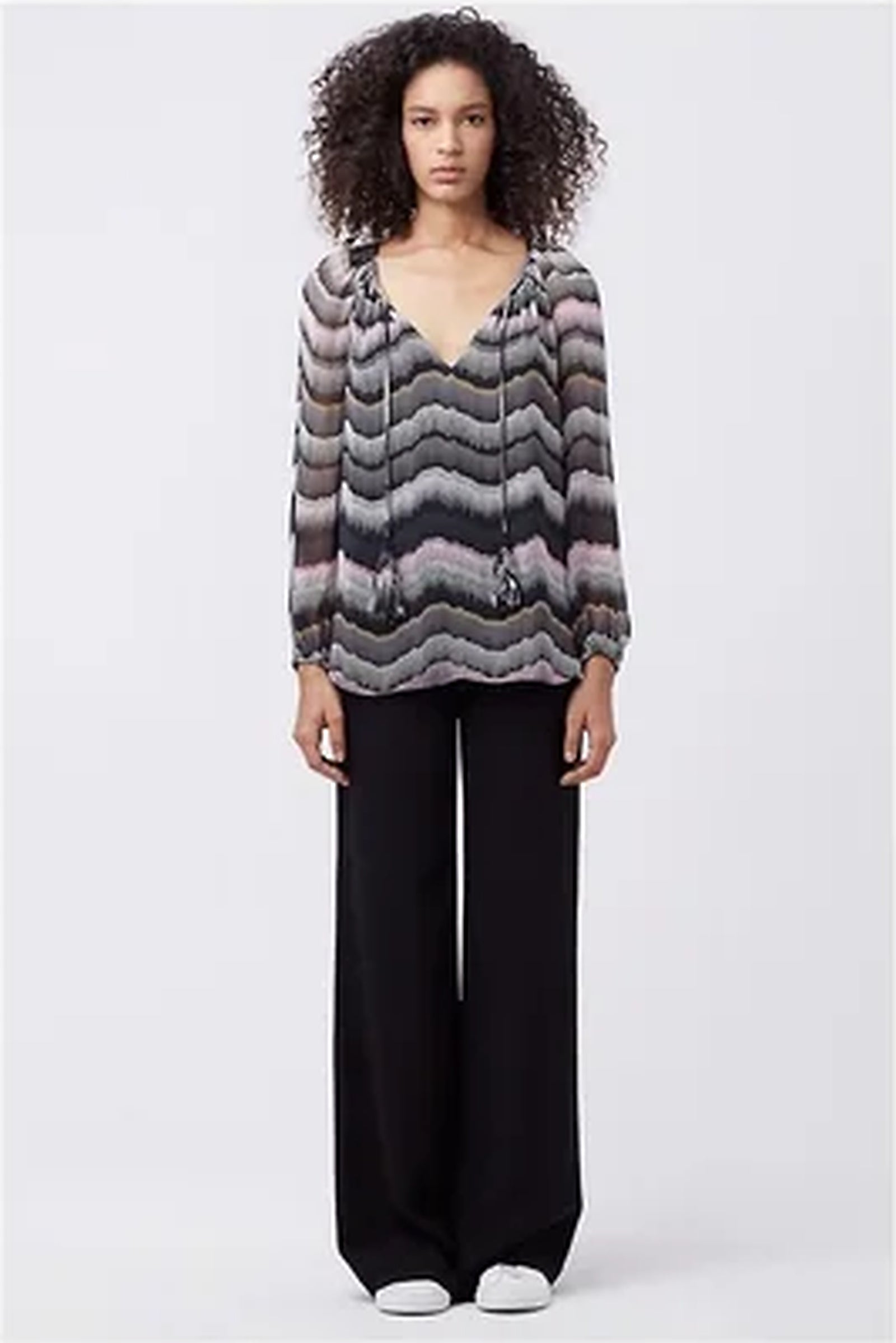 DVF Saylor Chiffon Blouse EncoreWildRose S950601G16