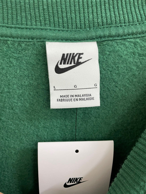 Nike Women's Sportswear Oversized Crewneck Sweatshirt Gorge Green/Night Forest/Sail DZ4625 341 N4
