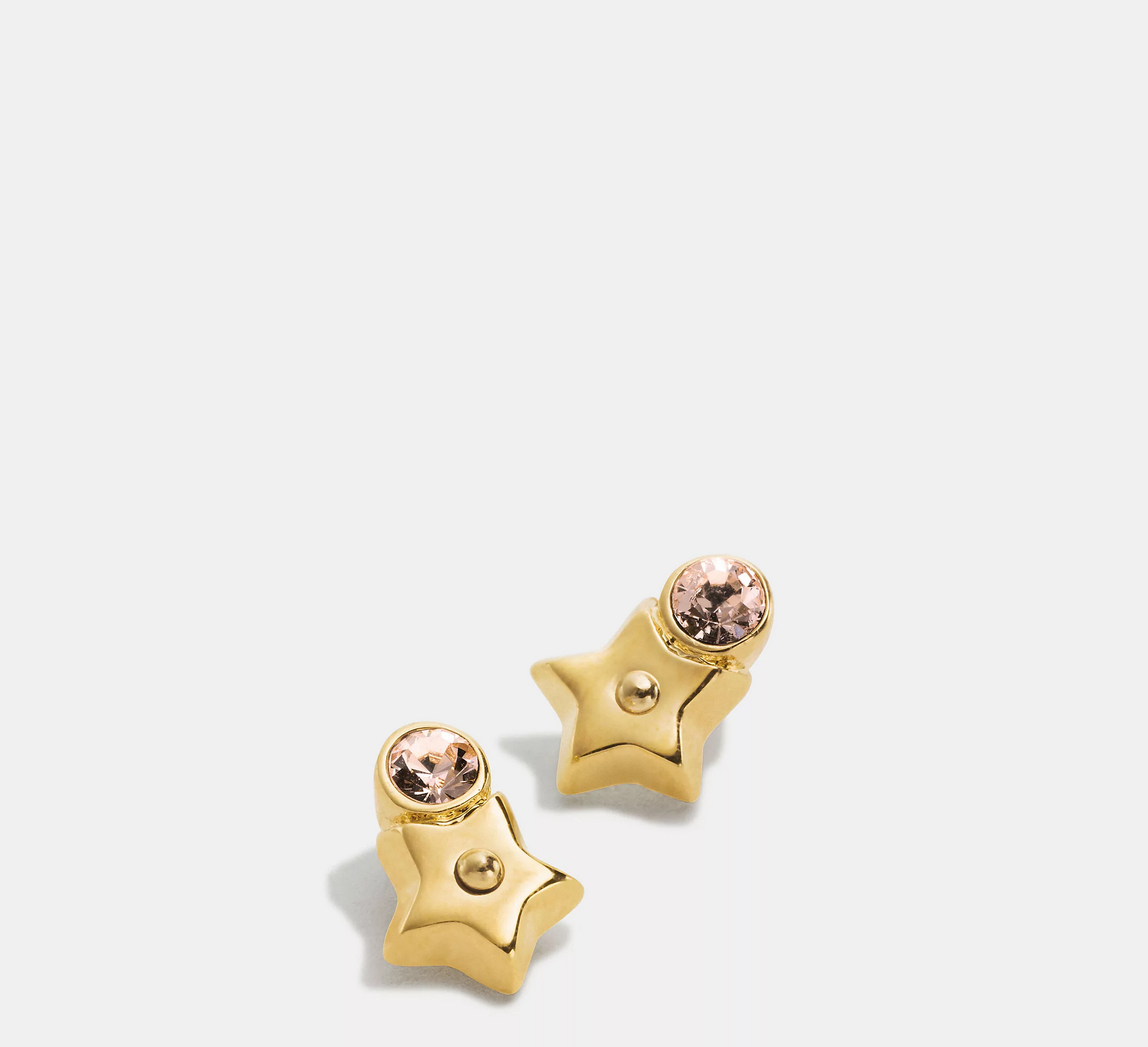Coach Women's Star And Stone Stud Earrings Gld F56634 - APLAZE