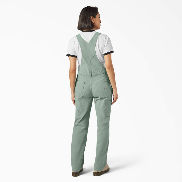Dickies Women’s Double-Front Bib Overalls Iceberg Green FB839K36