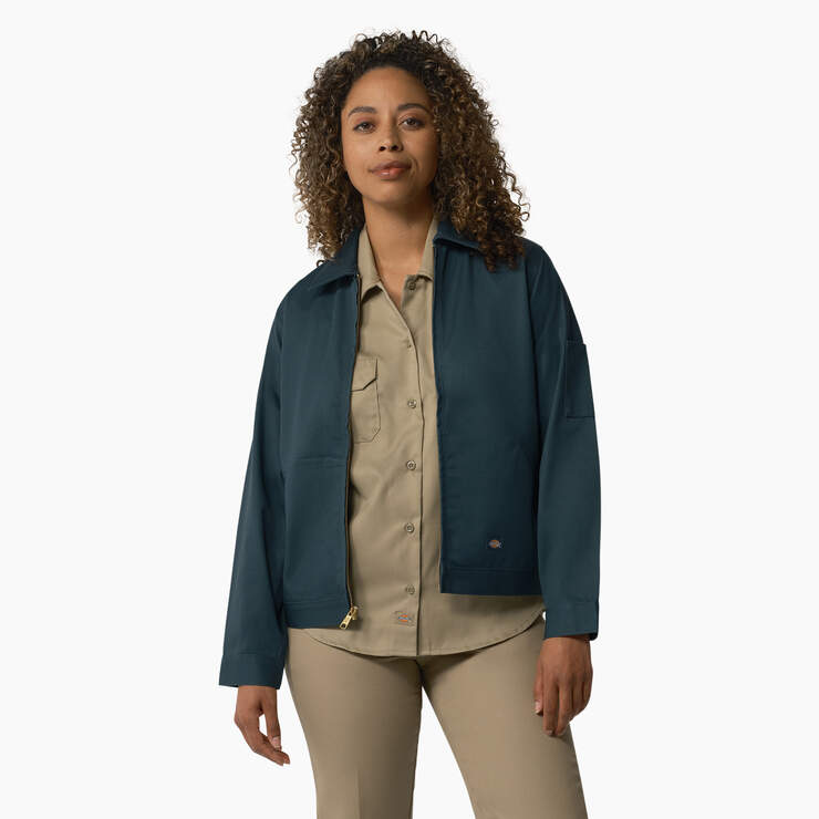 Dickies Women’s Unlined Eisenhower Jacket Airforce Blue FJ75ASL