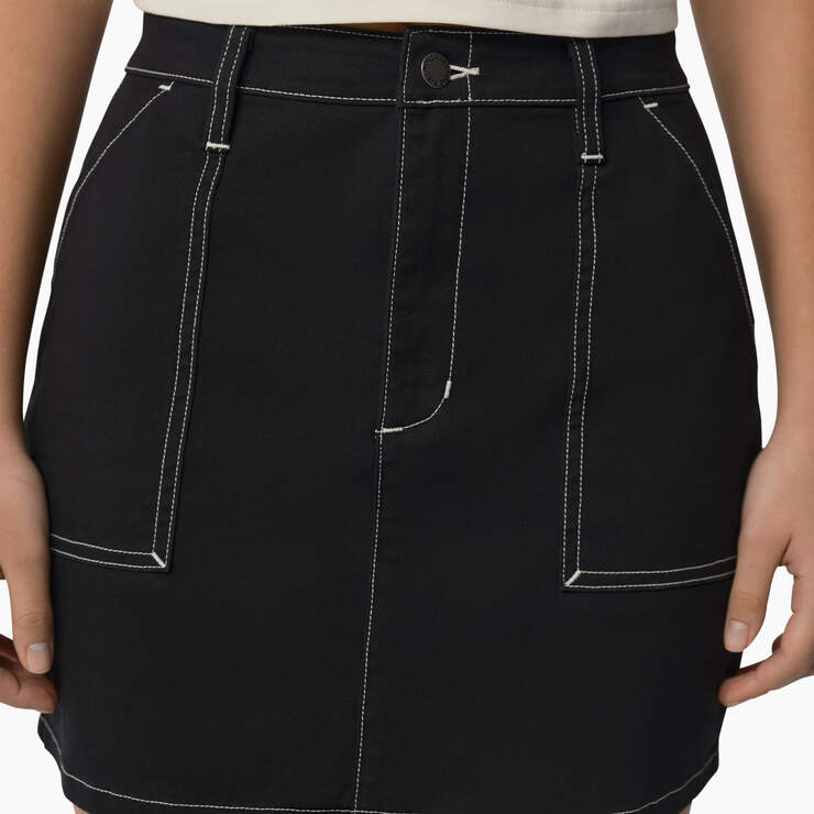 Dickies Women’s High Waisted Carpenter Skirt Black FKR04BKX