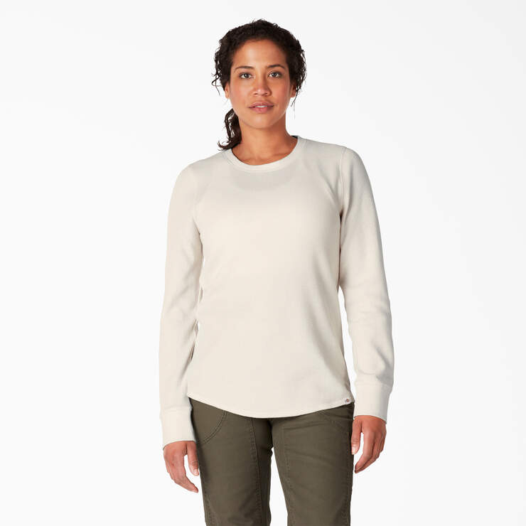 Dickies Women’s Long-Sleeve Thermal Shirt Oatmeal True Heather FL198O2H