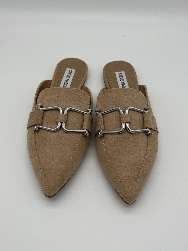 Steve Madden Women's Following Mule Camel Fabric FOLL02S1