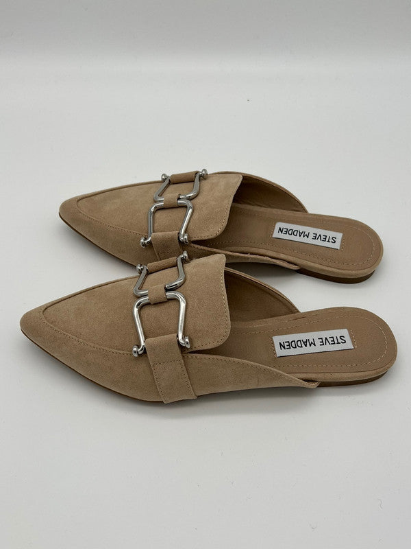 Steve Madden Women's Following Mule Camel Fabric FOLL02S1