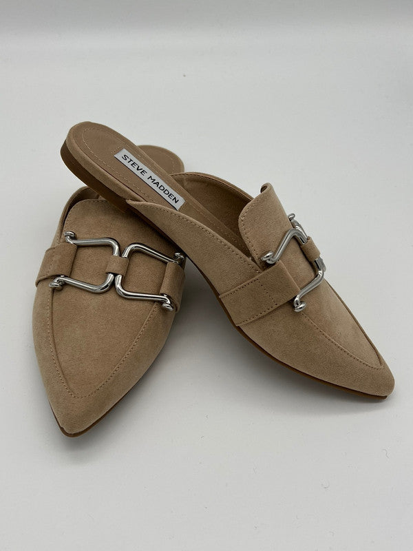 Steve Madden Women's Following Mule Camel Fabric FOLL02S1