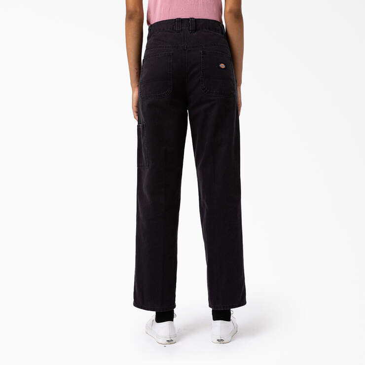 Dickies Women’s Regular Fit Duck Pants Stonewashed Black FPR05SBK