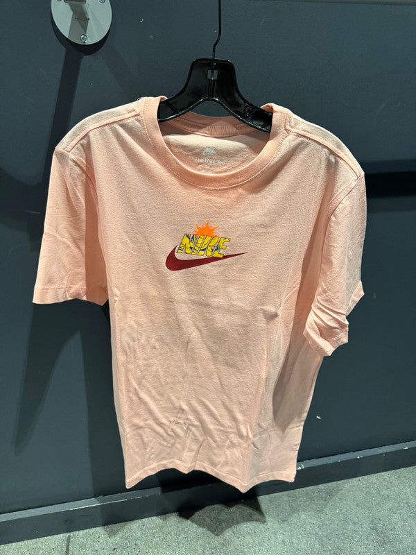 Nike Men's Spring Break Sun T-Shirt Bleached Coral FQ3748 697 N1