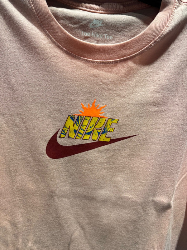 Nike Men's Spring Break Sun T-Shirt Bleached Coral FQ3748 697 N1