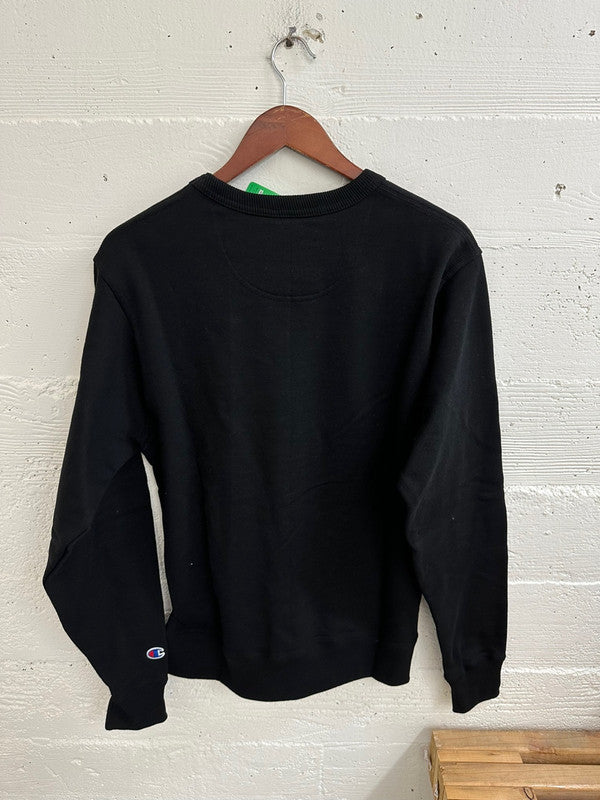 Champion Fleece Crew Black GF88H 586222 BKC - APLAZE