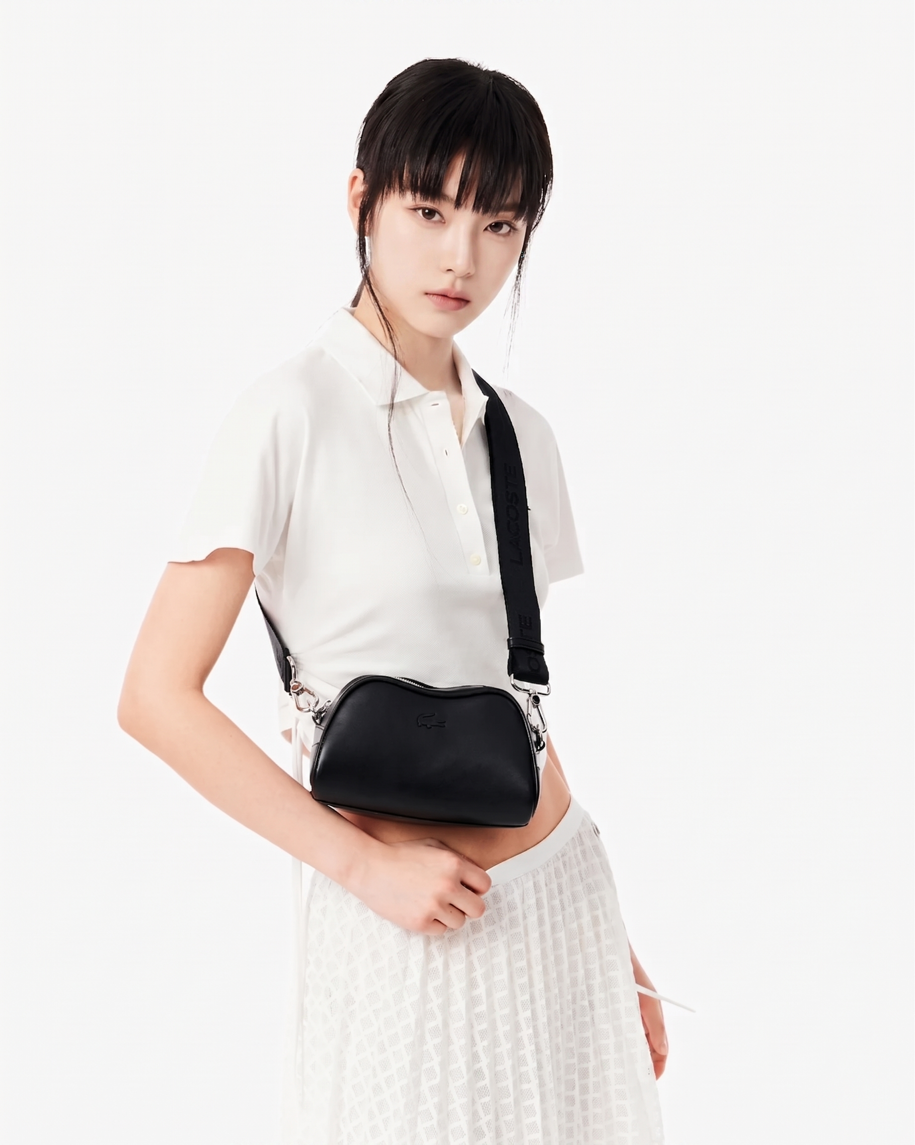Lacoste Women’s Mini Lora Shoulder Bag Noir NF4884FO 000