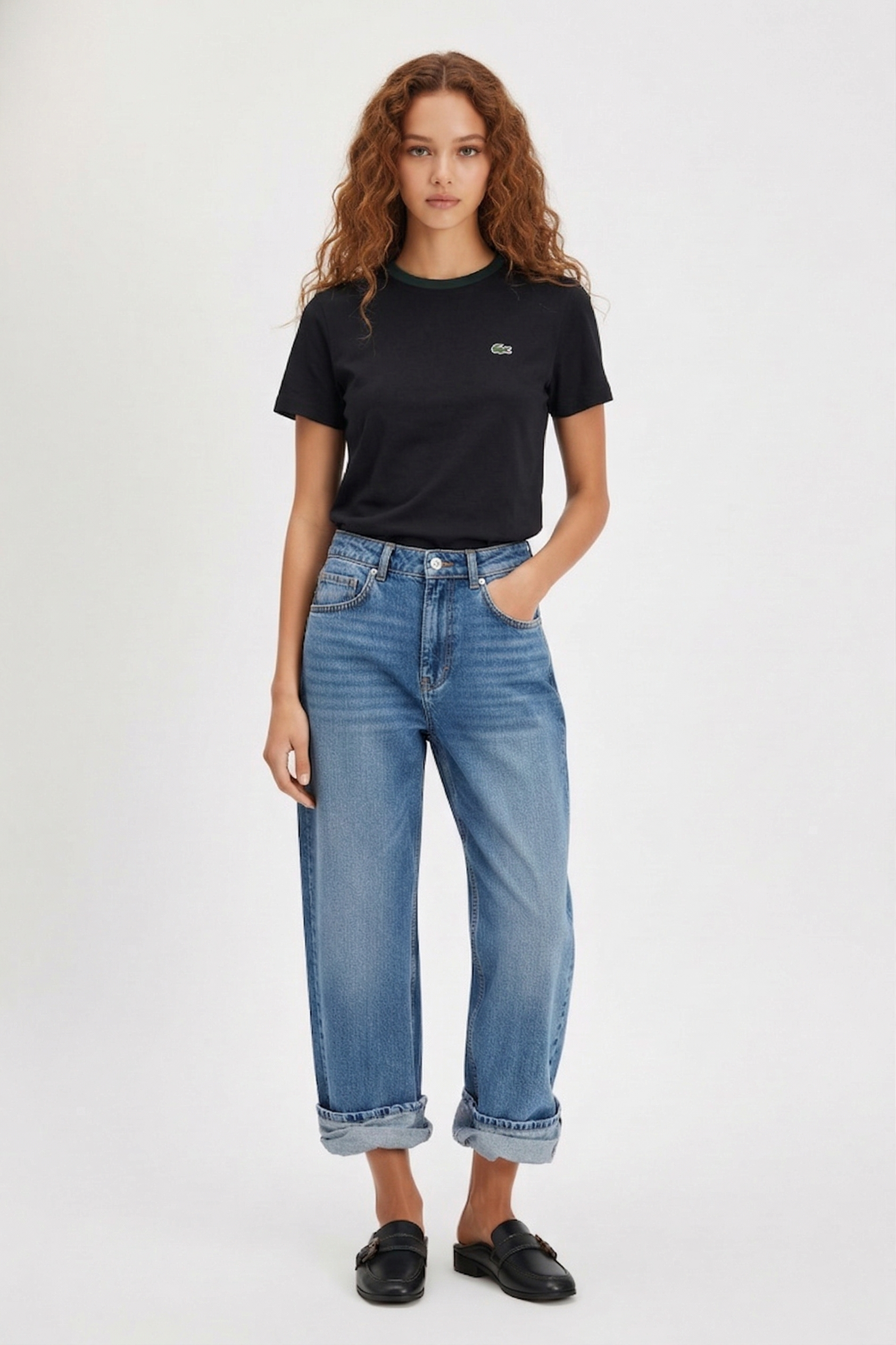 Lacoste Kids Logo Core Cotton T-Shirt Black 947025 K96