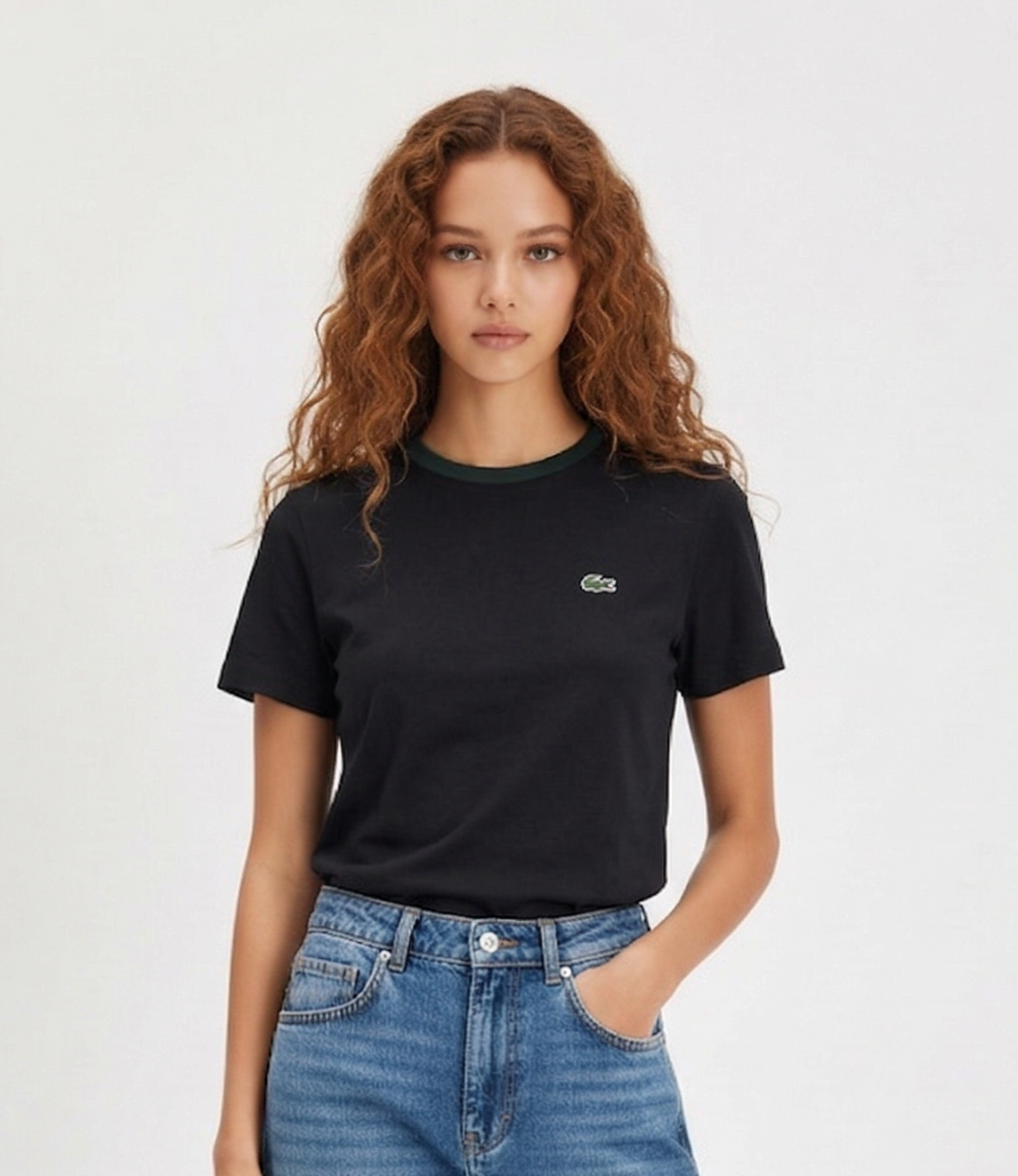 Lacoste Kids Logo Core Cotton T-Shirt Black 947025 K96