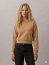 Calvin Klein Women’s Archive Logo Fleece Relaxed Sweatshirt Amphora 47B236G 200