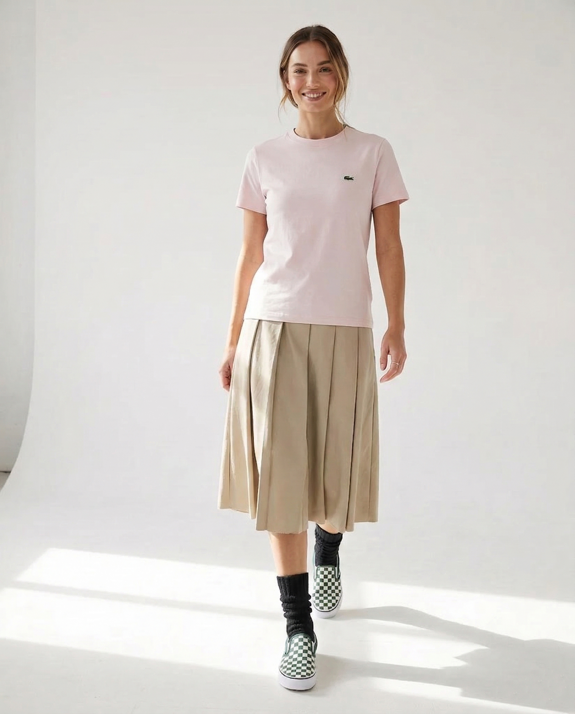 Lacoste Kids Logo Core Cotton T-Shirt Nidius Pink 947025 AL5