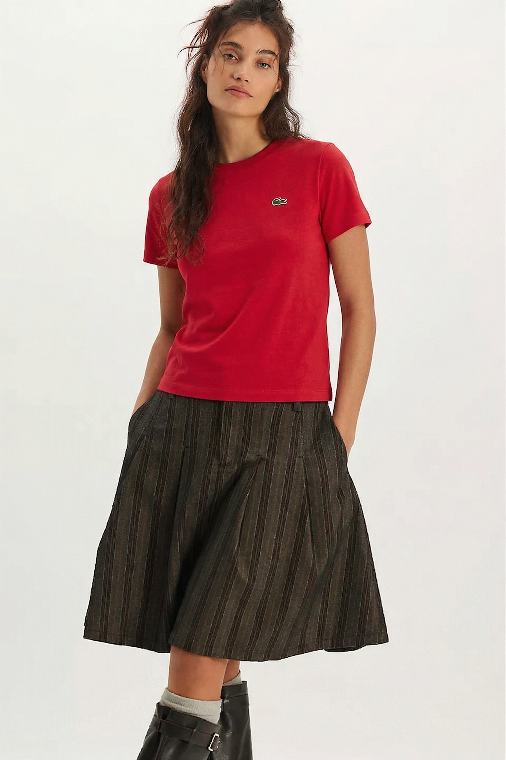 Lacoste Kids Logo Core Cotton T-Shirt Rogue Red 947025 RCJ