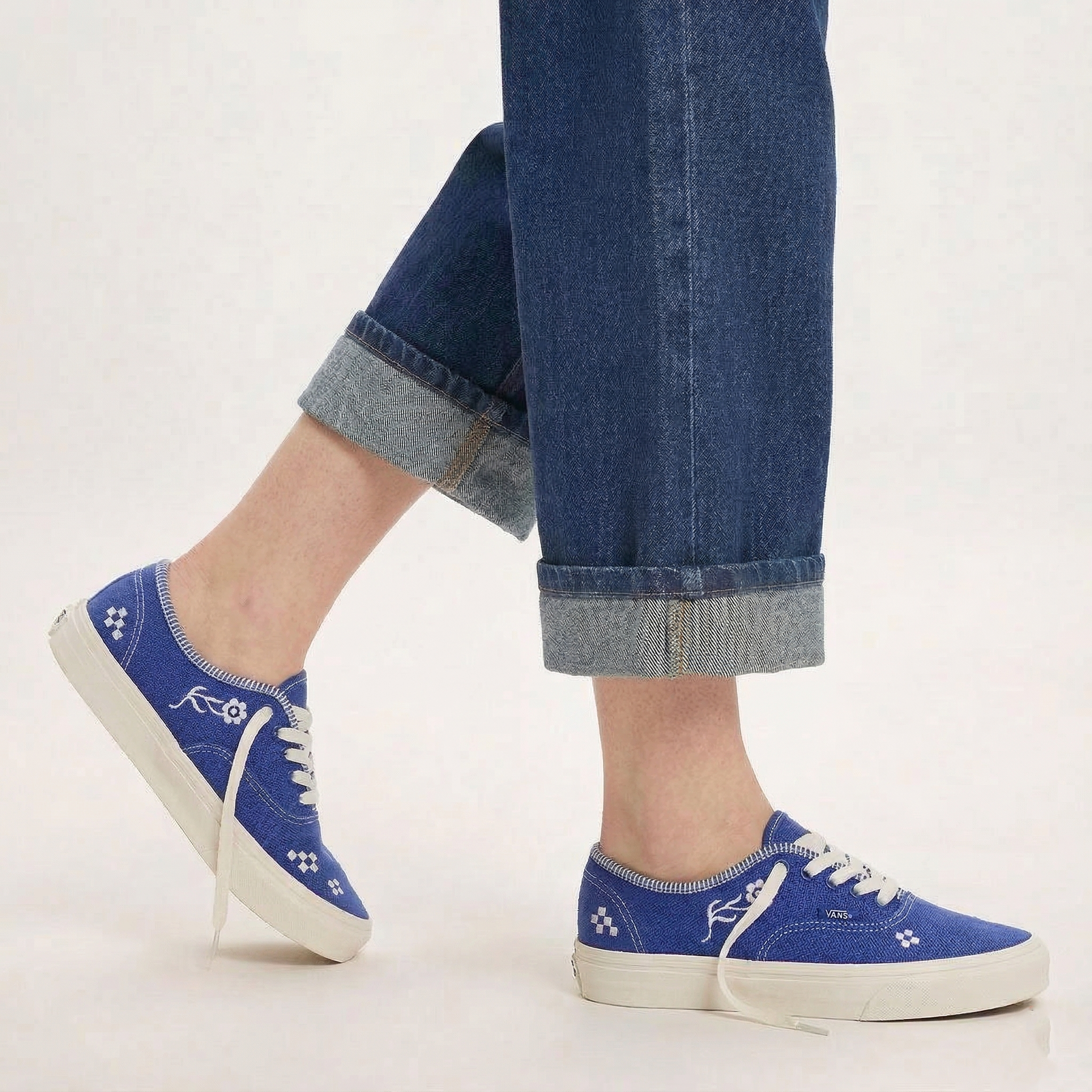 Vans Authentic EMBROIDERY Blue/Marshmallow VN000D6G7Z21 BLUMSH