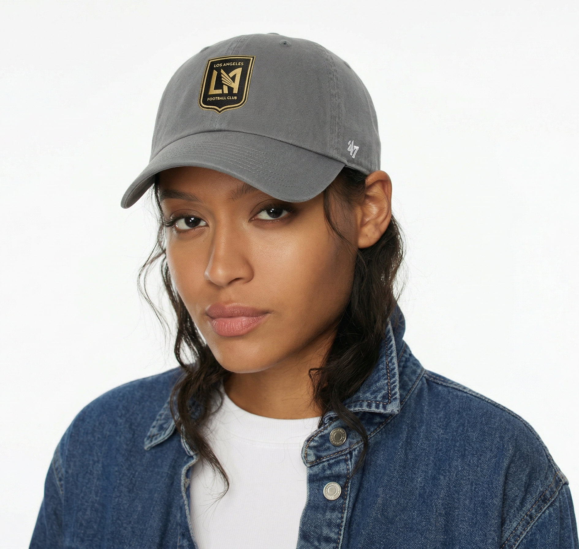 47 Brand Los Angeles LA FC Clean Up Cap Charcoal MLS-NLRGW22GWS-CC