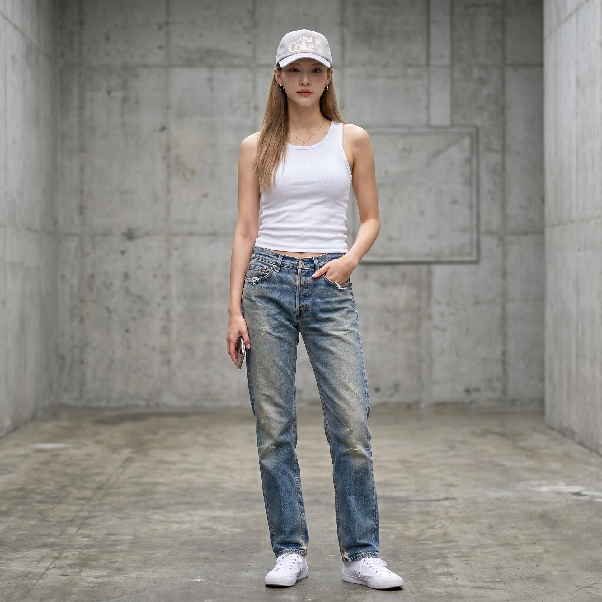 American Needle Diet Coke Walker Light Gray 25002A LGRY