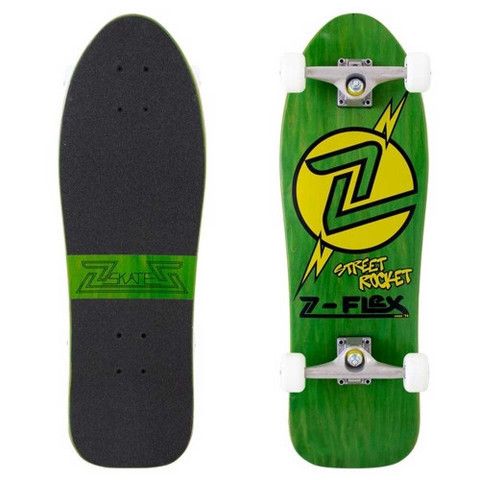 Z-Flex Street Rocket Skateboard Green A001 GRN - APLAZE