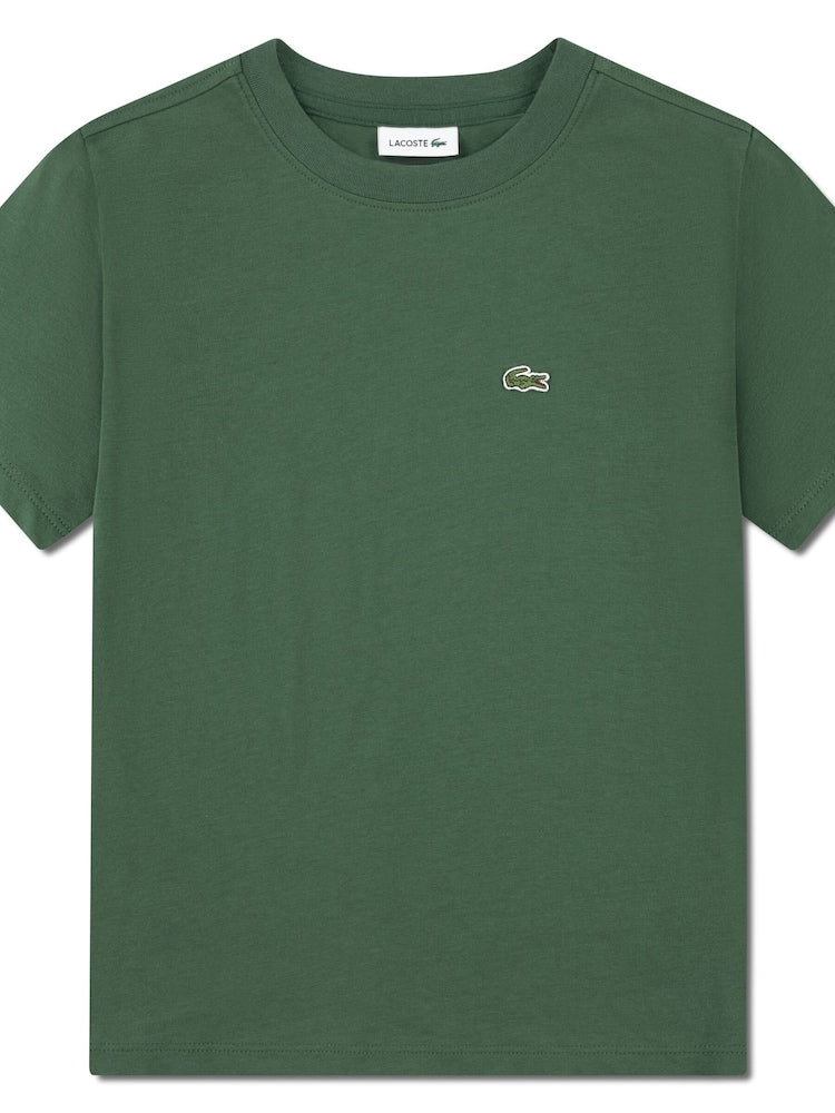 Lacoste Kids Logo Core Cotton T-Shirt Green 947025 F9W