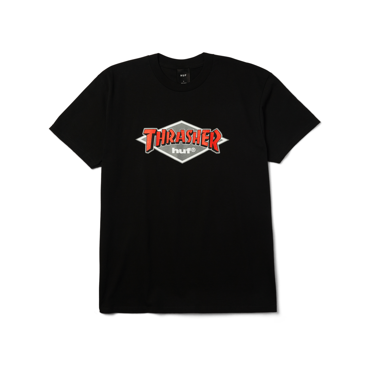 HUF x Thrasher Logo T-Shirt Black TS02730