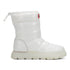 Hunter Women's Maribel Lug Sole Insulated Waterproof Snow Booties White HWMARIBEL 140