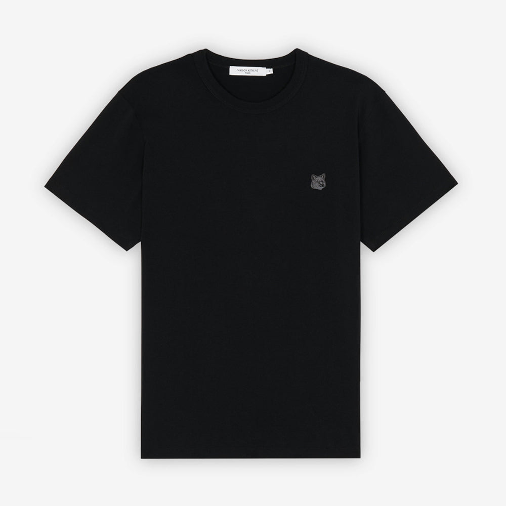 Maison Kitsune Monochrome Fox Head Patch Classic T-Shirt Black IU00149KJ0008 P199