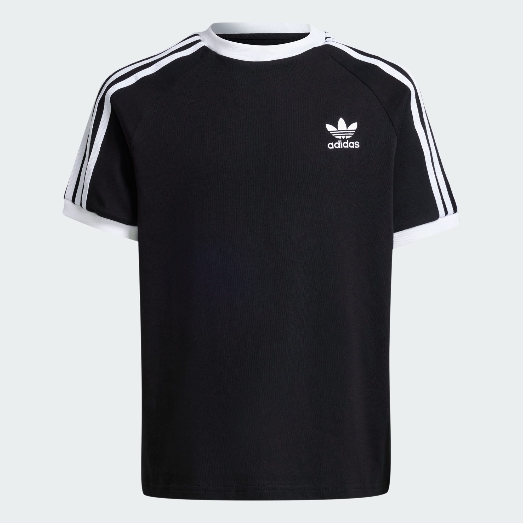 Adidas Kids Adicolor 3-Stripes Short Sleeve T-Shirt Black/White IX7626 D1