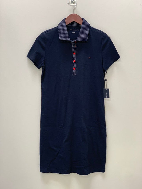 Tommy Hilfiger Women's Polo Shift Dress Sky Captain J9JD0405 SYZ T1