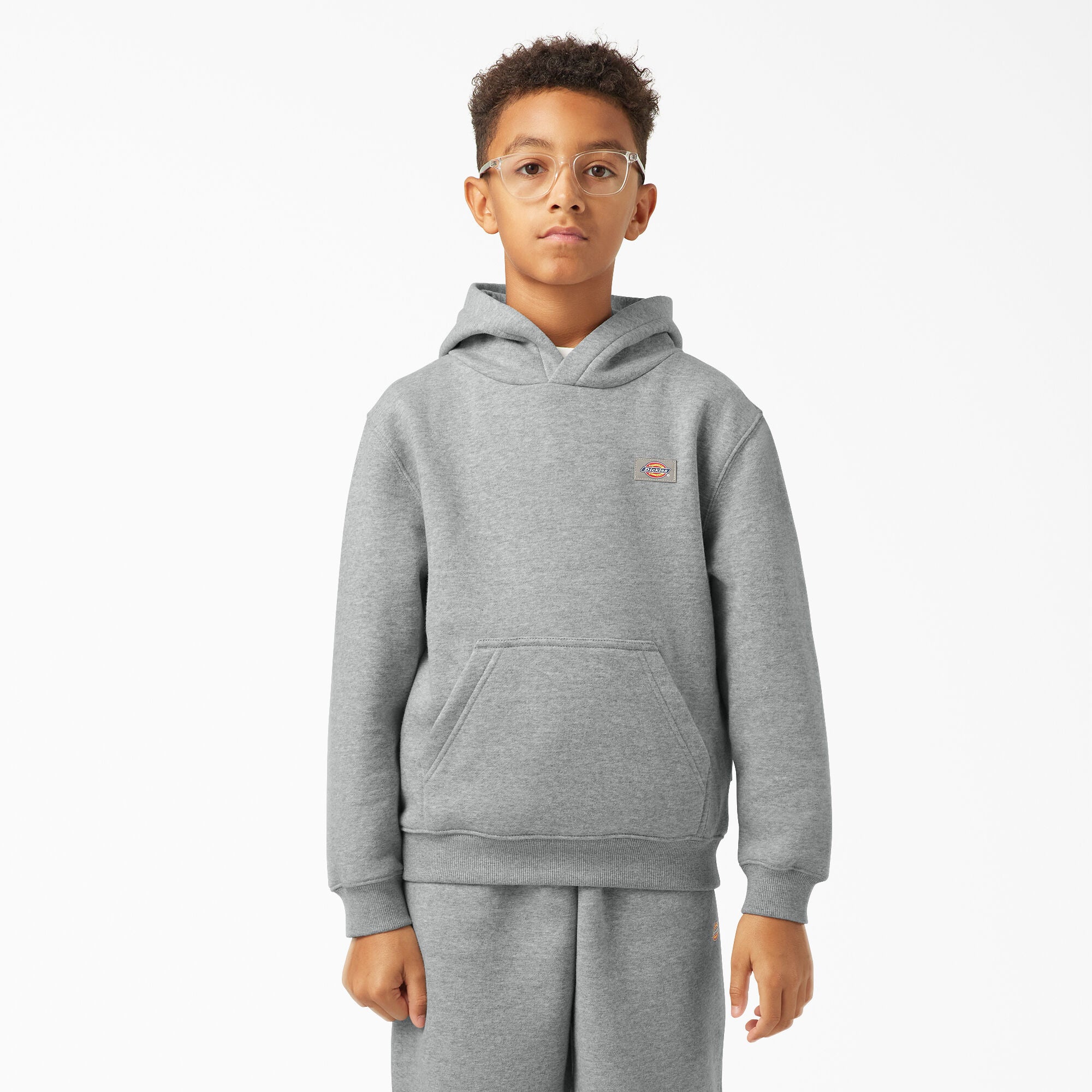 Dickies Kids Oakport Hoodie Heather Gray KWR12HG