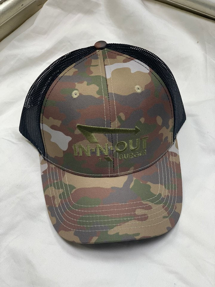 IN-N-OUT Camo Green Embroidered Hat Camo 737