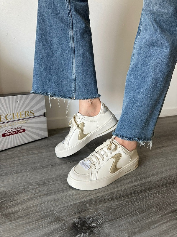 Skechers Women's Hiland - Quite Chic Natural/Gold 185170 NTGD